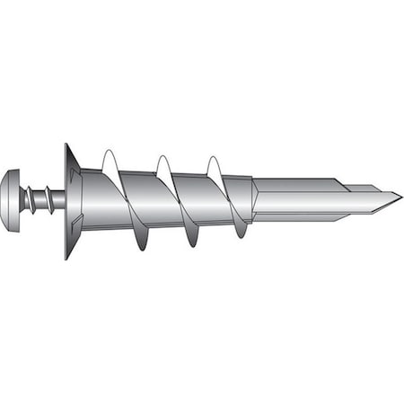 Hillman Screw Anchor, 1.5 inch L, Plastic, 5 PK 5334156